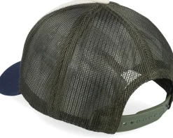Blank Stone/Olive/Navy A-frame Trucker - Equip