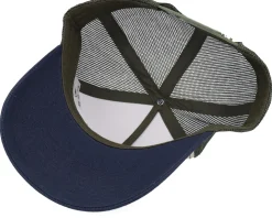 Blank Stone/Olive/Navy A-frame Trucker - Equip