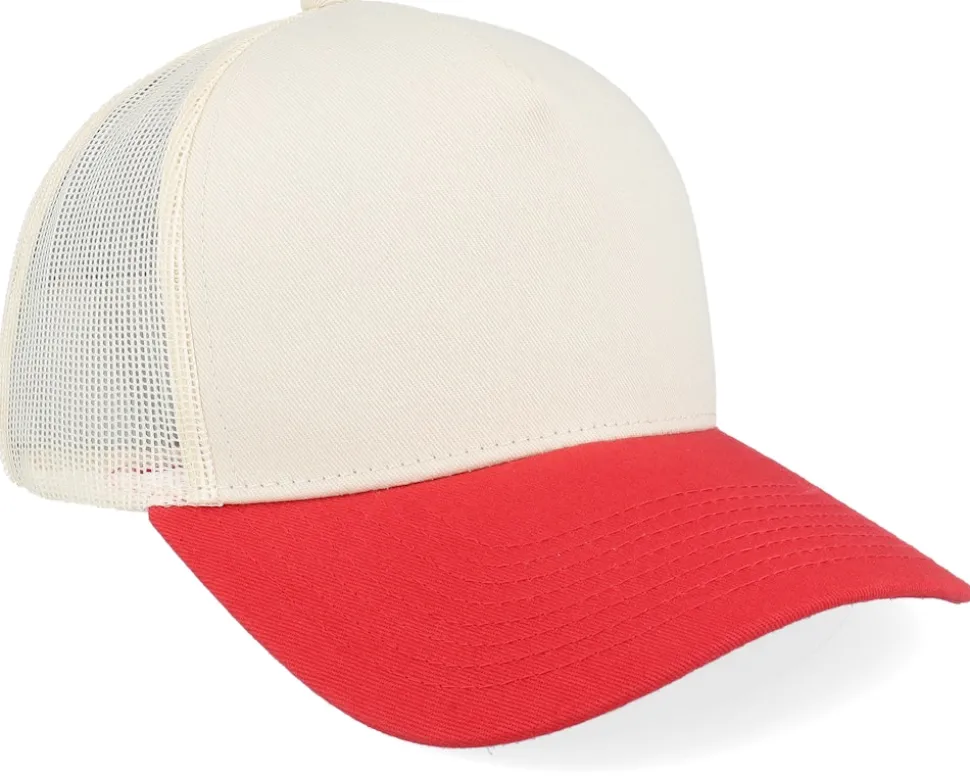 Blank Stone/Red A-frame Trucker - Equip