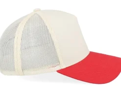 Blank Stone/Red A-frame Trucker - Equip