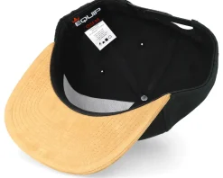 Blank Suede Black Snapback - Equip