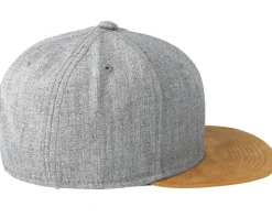 Blank Suede Grey Snapback - Equip