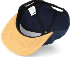 Blank Suede Navy Snapback - Equip