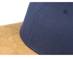 Blank Suede Navy Snapback - Equip