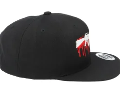 Bloody M16 Black Snapback - GUNS n SKULLS