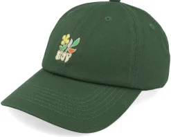 Bloom Cv 6 Panel Hat Hunter Green Dad Cap - HUF