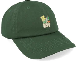 Bloom Cv 6 Panel Hat Hunter Green Dad Cap - HUF