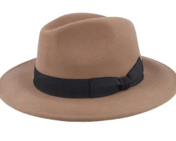 Blue Line Brazil Wool/Cashmere Beige Fedora - MJM Hats