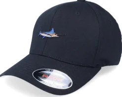 Blue Marlin Fish Black Flexfit - Skillfish