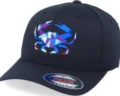 Blue Paper Crab Black Flexfit - Origami