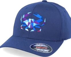 Blue Paper Crab Navy Flexfit - Origami