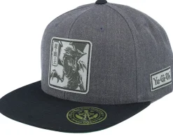 Blue-eyes White Dragon Grey Engraved Charcoal Snapback - Yu-Gi-Oh