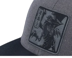 Blue-eyes White Dragon Grey Engraved Charcoal Snapback - Yu-Gi-Oh