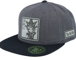 Blue-eyes White Dragon Grey Engraved Charcoal Snapback - Yu-Gi-Oh