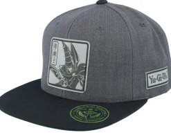 Blue-eyes White Dragon Grey Engraved Charcoal Snapback - Yu-Gi-Oh
