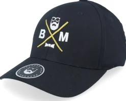 BM Cross Black Flexfit - Bearded Man