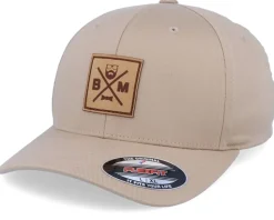 BM Cross Patch Khaki Flexfit - Bearded Man
