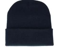 Bm Cross Patch Navy Beanie - Bearded Man