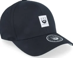 Bm Logo Wh Woven Black Flexfit - Bearded Man