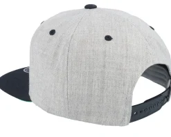 BMLogo Grey/Black Snapback - Bearded Man