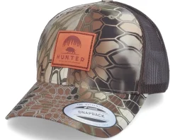 Boar Logo Patch Highlander Kryptek Brown Trucker - Hunter