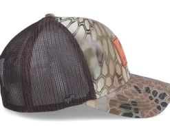 Boar Logo Patch Highlander Kryptek Brown Trucker - Hunter