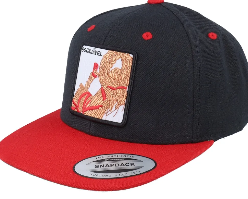 Bockjävel Black/Red Snapback - Ho-Ho-Hats