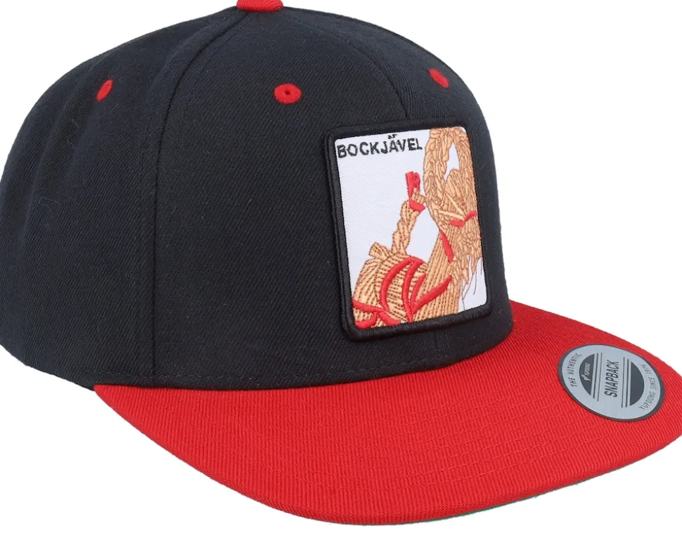 Bockjävel Black/Red Snapback - Ho-Ho-Hats
