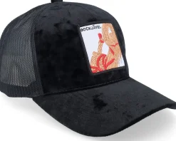 Bockjävel Velvet Black/Black A-frame Trucker - Ho-Ho-Hats
