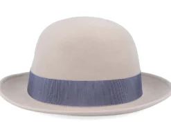 Bogart Open Crown Woolfelt Beige Bowler - Stetson