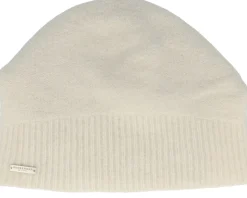 Boiled Wool Headsock Off White Beanie - Seeberger