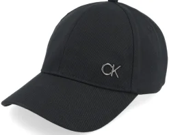 Bombed Metal Cap Black Adjustable - Calvin Klein