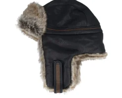 Bomber Cowhide Black/Brown Trapper - Stetson