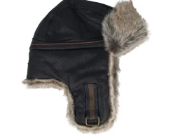 Bomber Cowhide Black/Brown Trapper - Stetson