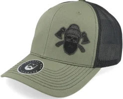 Bone Beard Axes 112 Split Loden/Black Trucker - Bearded Man