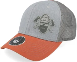 Bone Beard Axes 112 Tri Heather Grey/Charcoal/Dark Trucker - Bearded Man