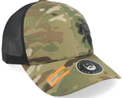 Bone Beard Axes Multicam Camo/Black Trucker - Bearded Man