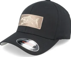 Bone Fish Patch Black Flexfit - Skillfish