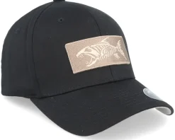 Bone Fish Patch Black Flexfit - Skillfish