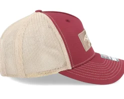 Bone Fish Patch 112fp Split Cardinal/Tan Trucker - Skillfish