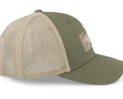 Bone Fish Patch Olive/Khaki Trucker - Skillfish