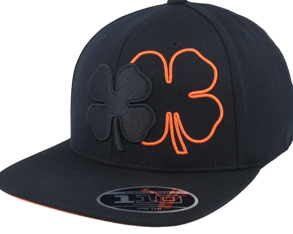 Booker 2 Black W Black/Paradise Clover Outline Snapback - Black Clover