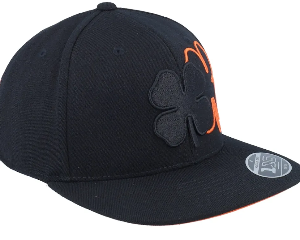 Booker 2 Black W Black/Paradise Clover Outline Snapback - Black Clover
