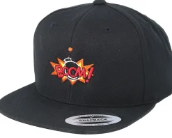 Boom Logo Black Snapback - BOOM