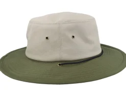Boonie Organic Cotton Beige/Olive Traveler - MJM Hats