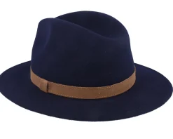 Bosco Hat Navy Fedora - Wigéns