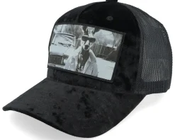 Boss Kangaroo Velvet Black A-frame Trucker - Calza Pennello