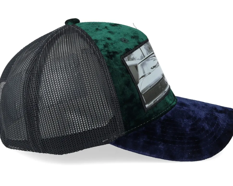 Boss Kangaroo Velvet Green/Navy Black A-frame - Calza Pennello