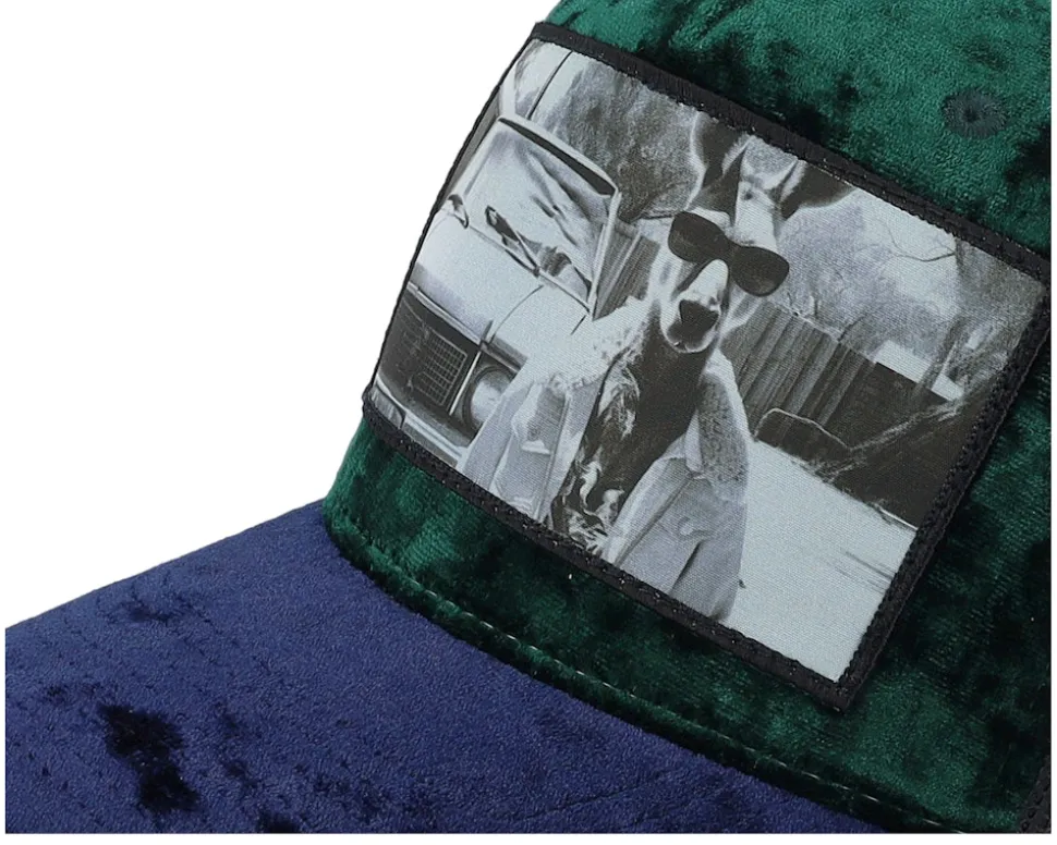 Boss Kangaroo Velvet Green/Navy Black A-frame - Calza Pennello