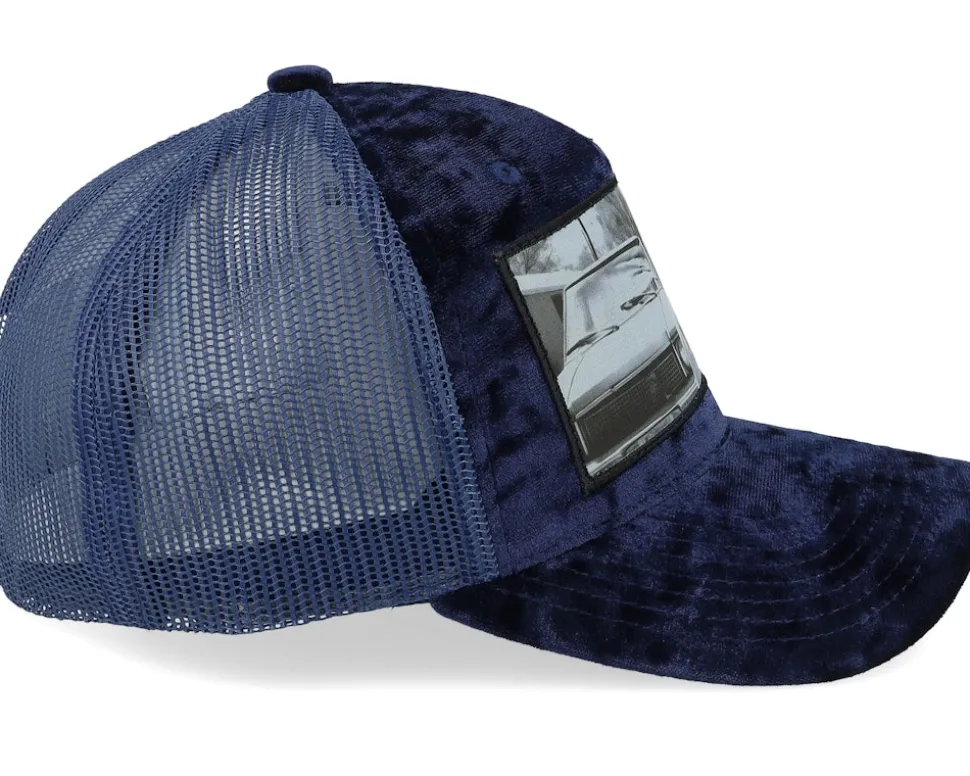 Boss Kangaroo Velvet Navy A-frame Trucker - Calza Pennello